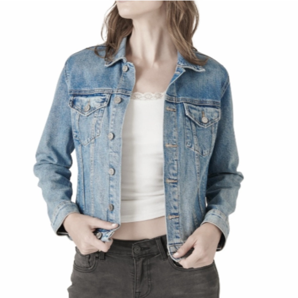 Lucky Brand Light Blue Jean Jacket - Picture 6 of 12
